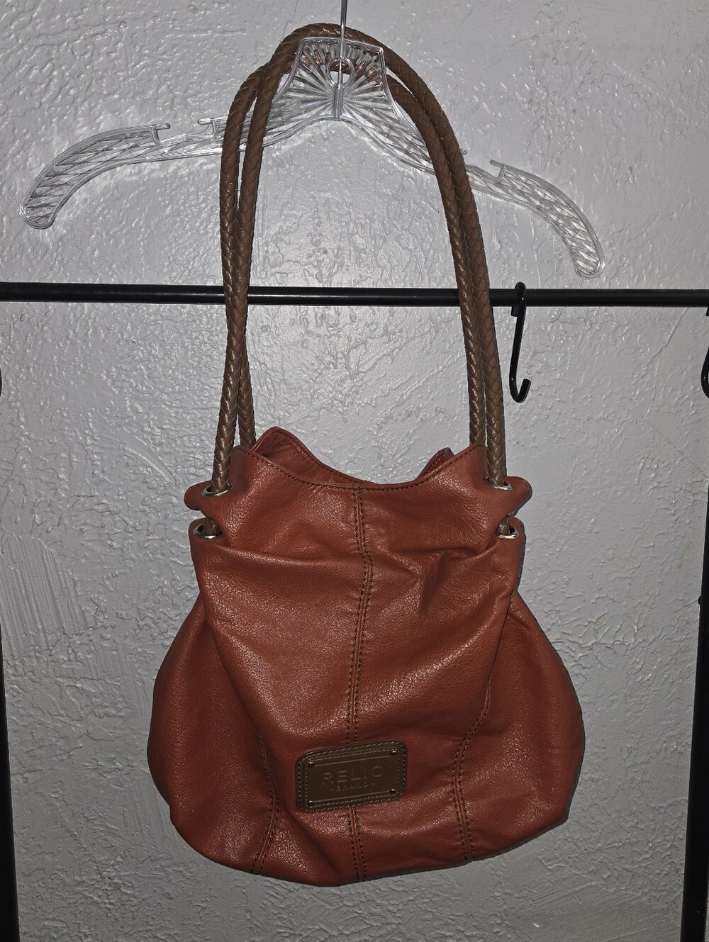 Relic Women's Rust Brown Hobo Shoulder Bag